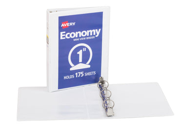 Avery Mini Economy View 3 Ring Binder, 1